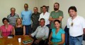 Conselheiros do COMPAHC em reunio do Grupo de Recuperao do Pao Municipal - sede do CREA.